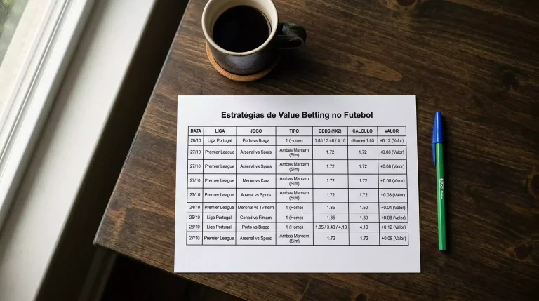 Estrategias de value betting en fútbol con cuotas y datos